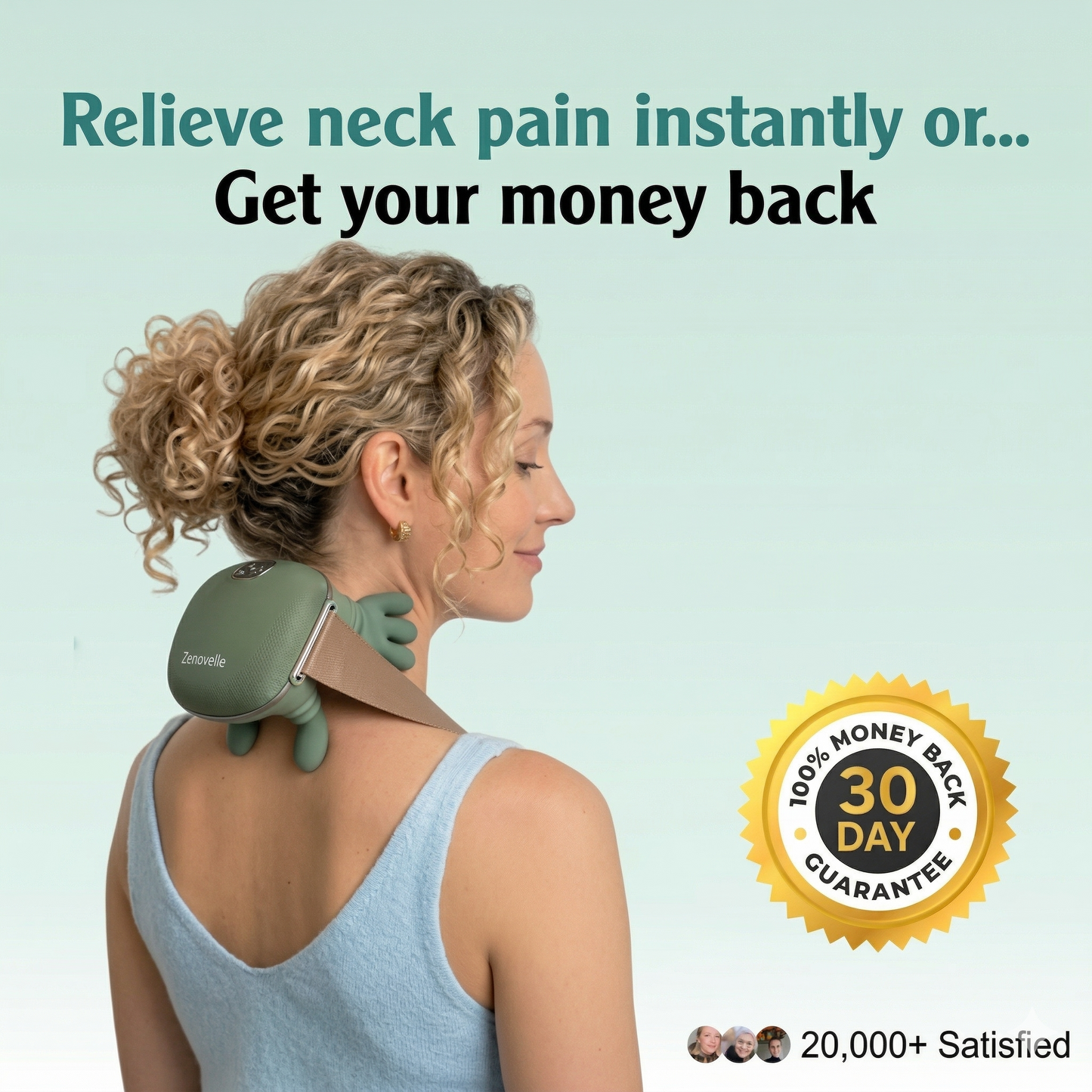Zenovelle The 3-in-1 Neck Massager